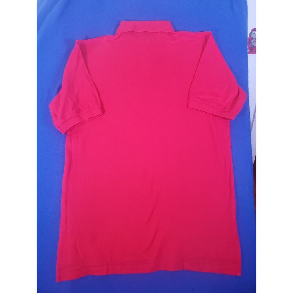 Vintage Izod Club Dewar's NWOT Red Polo Shirt Men's Size Large Nwot - Picture 14 of 15